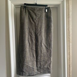 Eskandar Wool Skirt